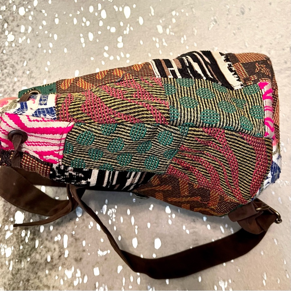 Anthro x RAJ Patchwork Leather Backpack - Picture 7 of 16